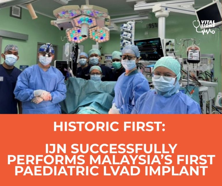 Historic first: IJN successfully performs Malaysia’s first paediatric LVAD implant