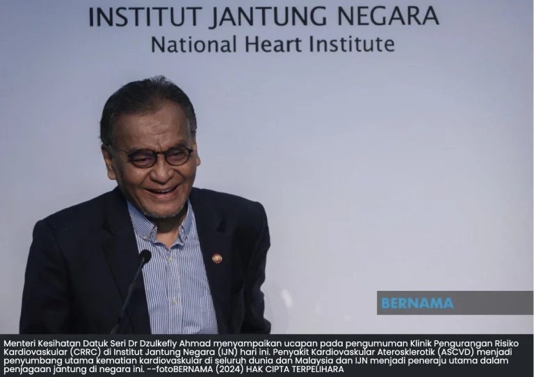Penyakit kardiovaskular menyumbang 23.3 peratus kematian di Malaysia